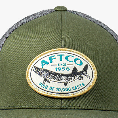 Mens AFTCO Thrasher Fishing Trucker Hat