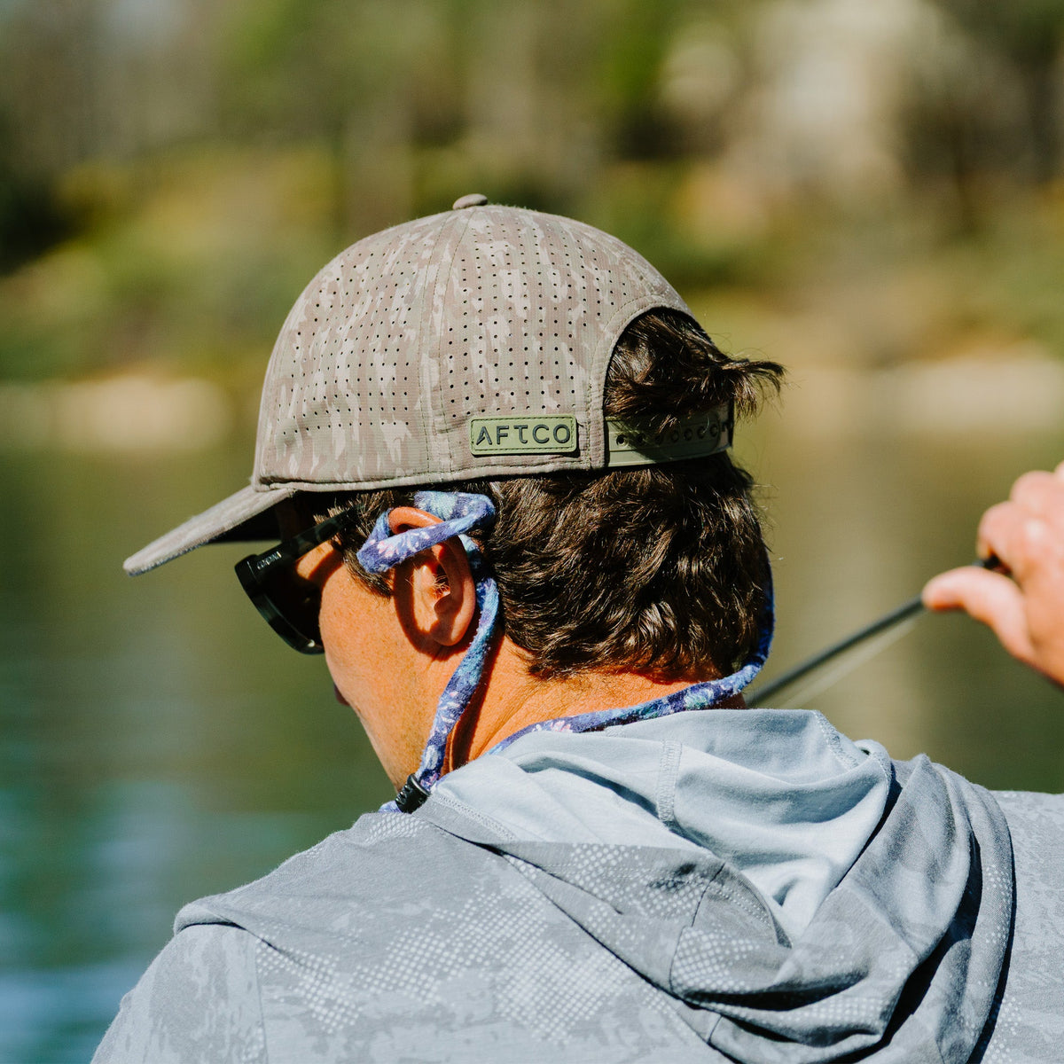 Mens AFTCO Flippin' Tech Fishing Hat