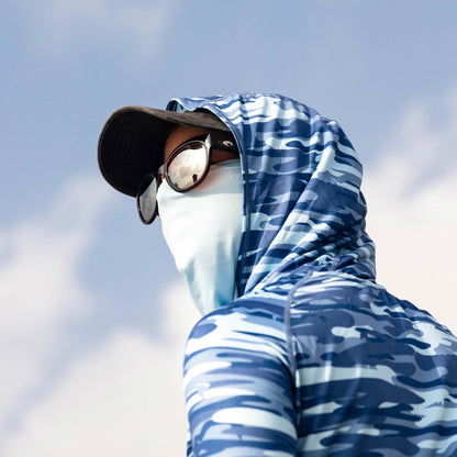 Mens AFTCO Air-O Mesh Fishing Sun Mask