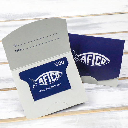 Mens|Kids AFTCO Physical Gift Card In Mini Envelope