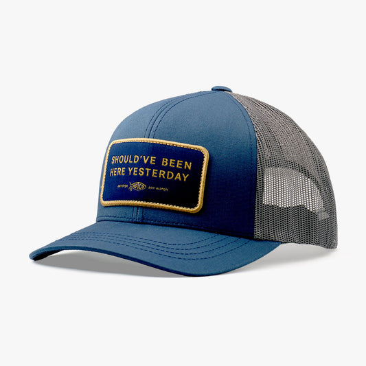 Mens AFTCO Should've Been Here Yesterday Fishing Trucker Hat