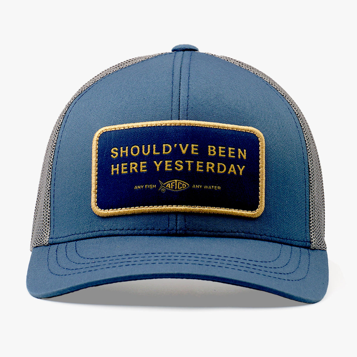 Mens AFTCO Should've Been Here Yesterday Fishing Trucker Hat