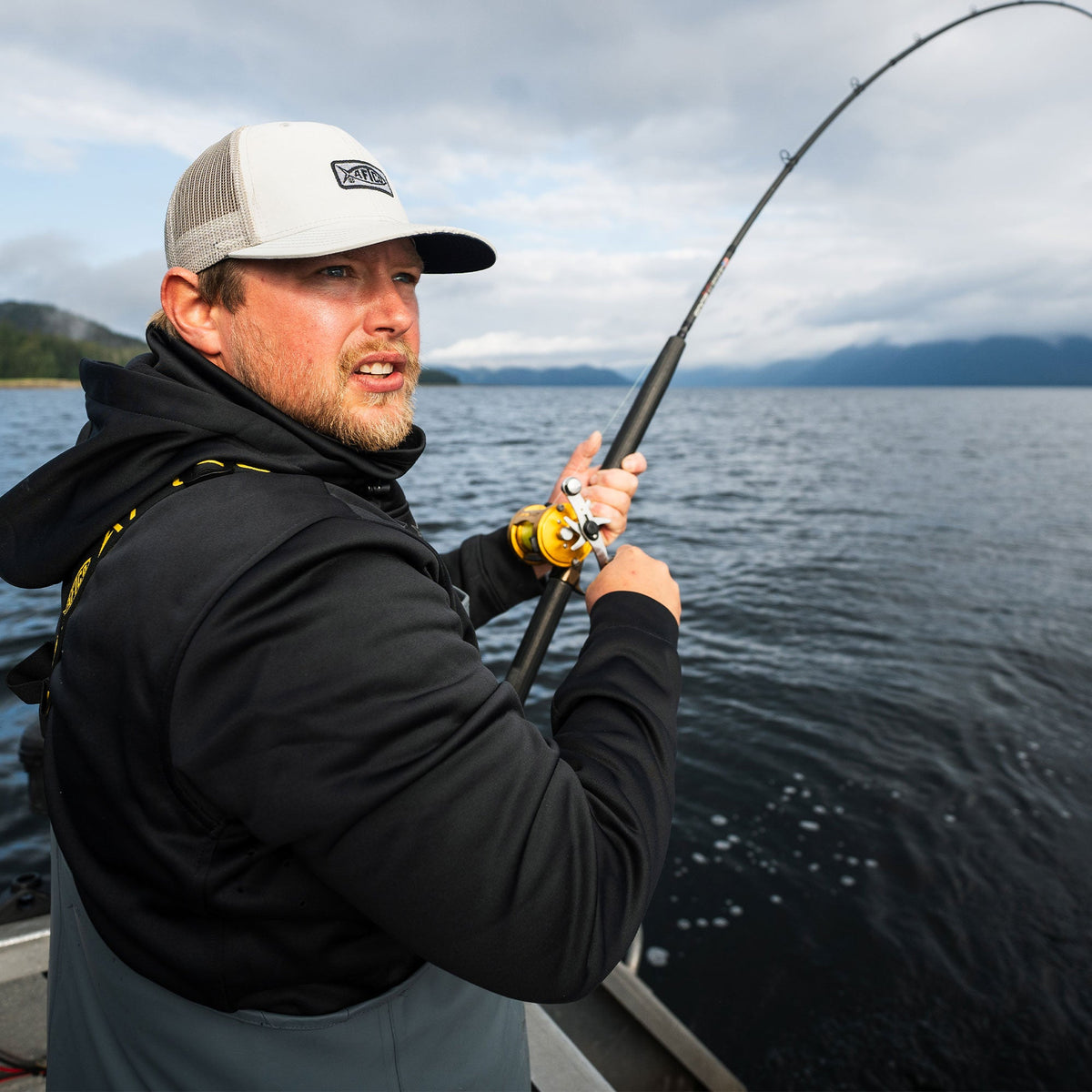 Mens AFTCO Original Fishing Trucker Hat