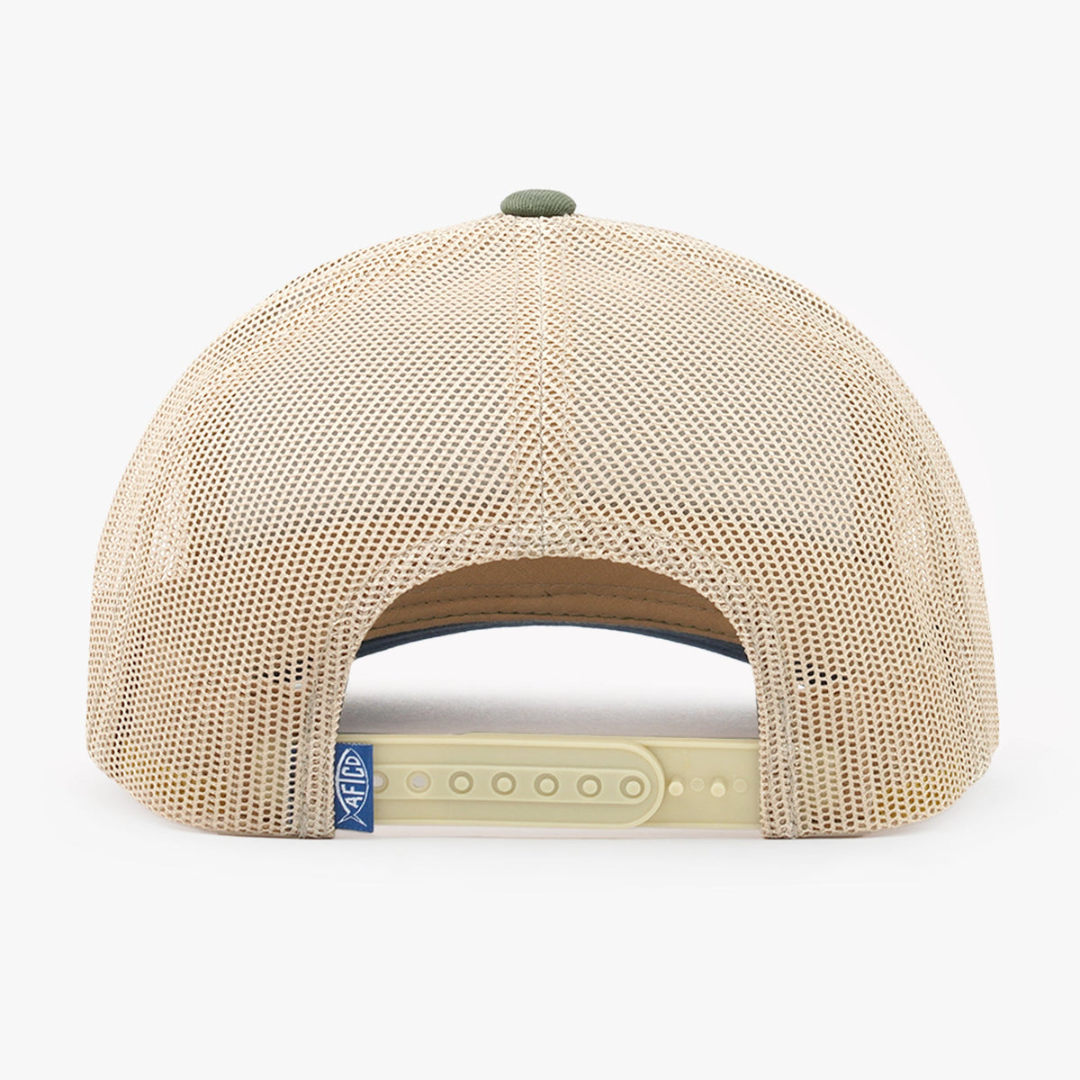 Mens AFTCO Lemonade Leather Trucker Hat