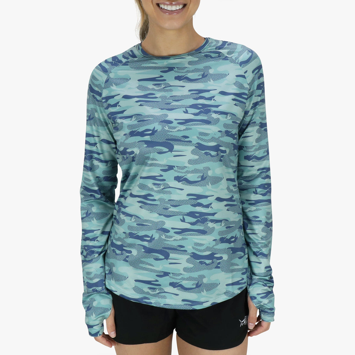Womens|Mens AFTCO Women's Tactical Camo LS Performance Shirt