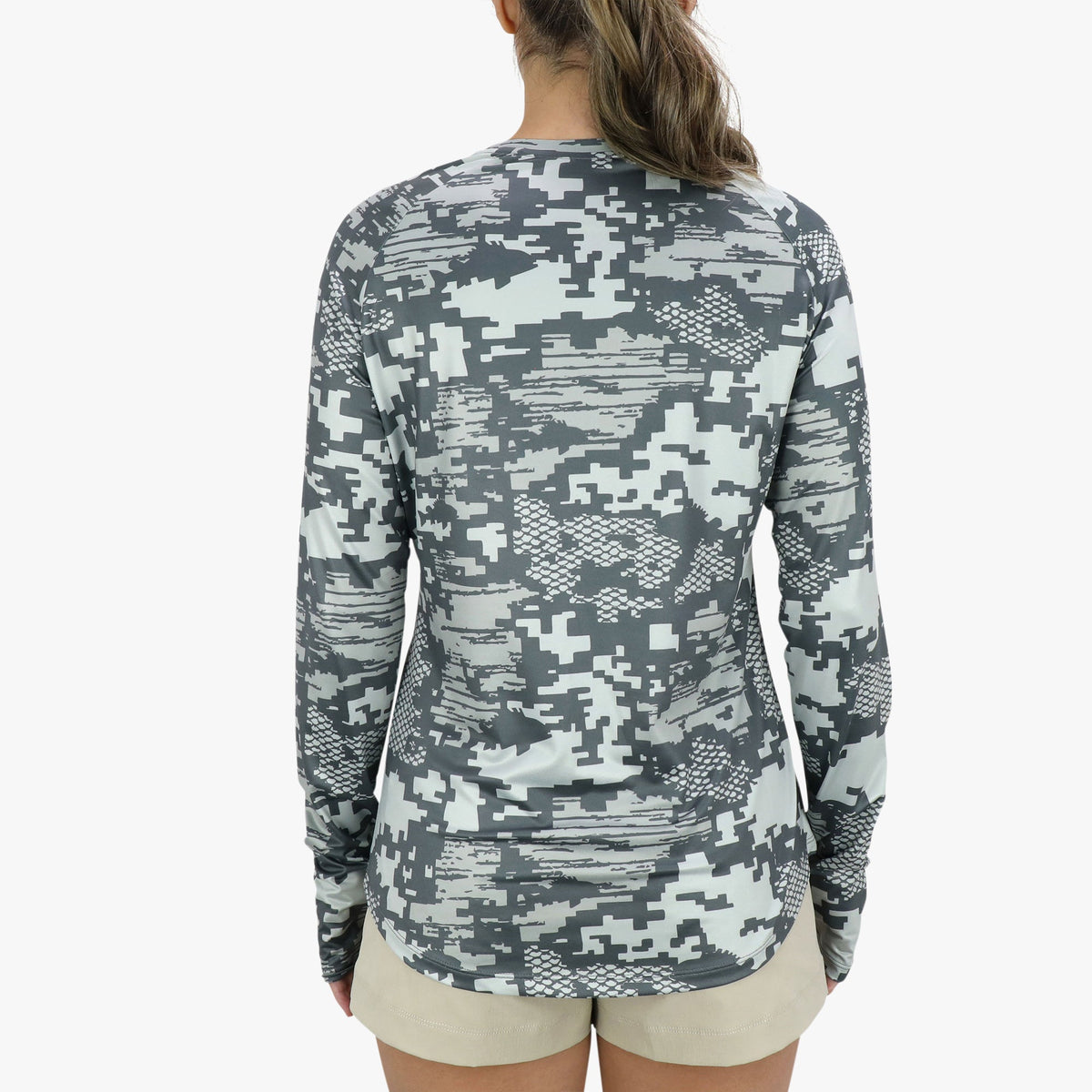 Womens|Mens AFTCO Women's Tactical Camo LS Performance Shirt
