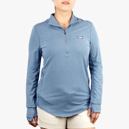 Womens|Mens AFTCO Women's Mojeaux 1/4 Zip Performance Shirt