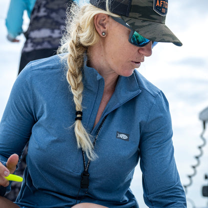 Womens|Mens AFTCO Women's Mojeaux 1/4 Zip Performance Shirt