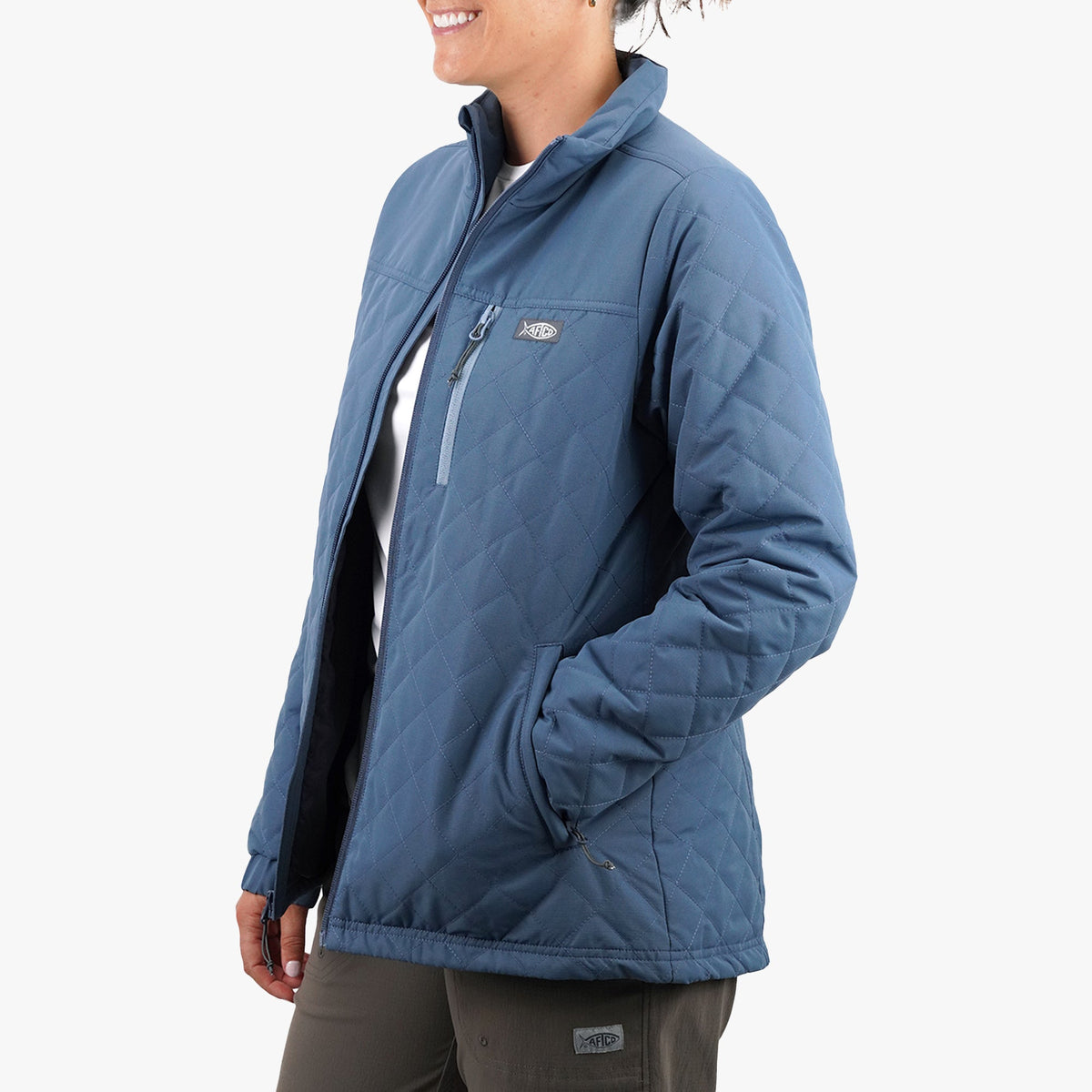 Womens AFTCO Women's Crosswind Puff Jacket