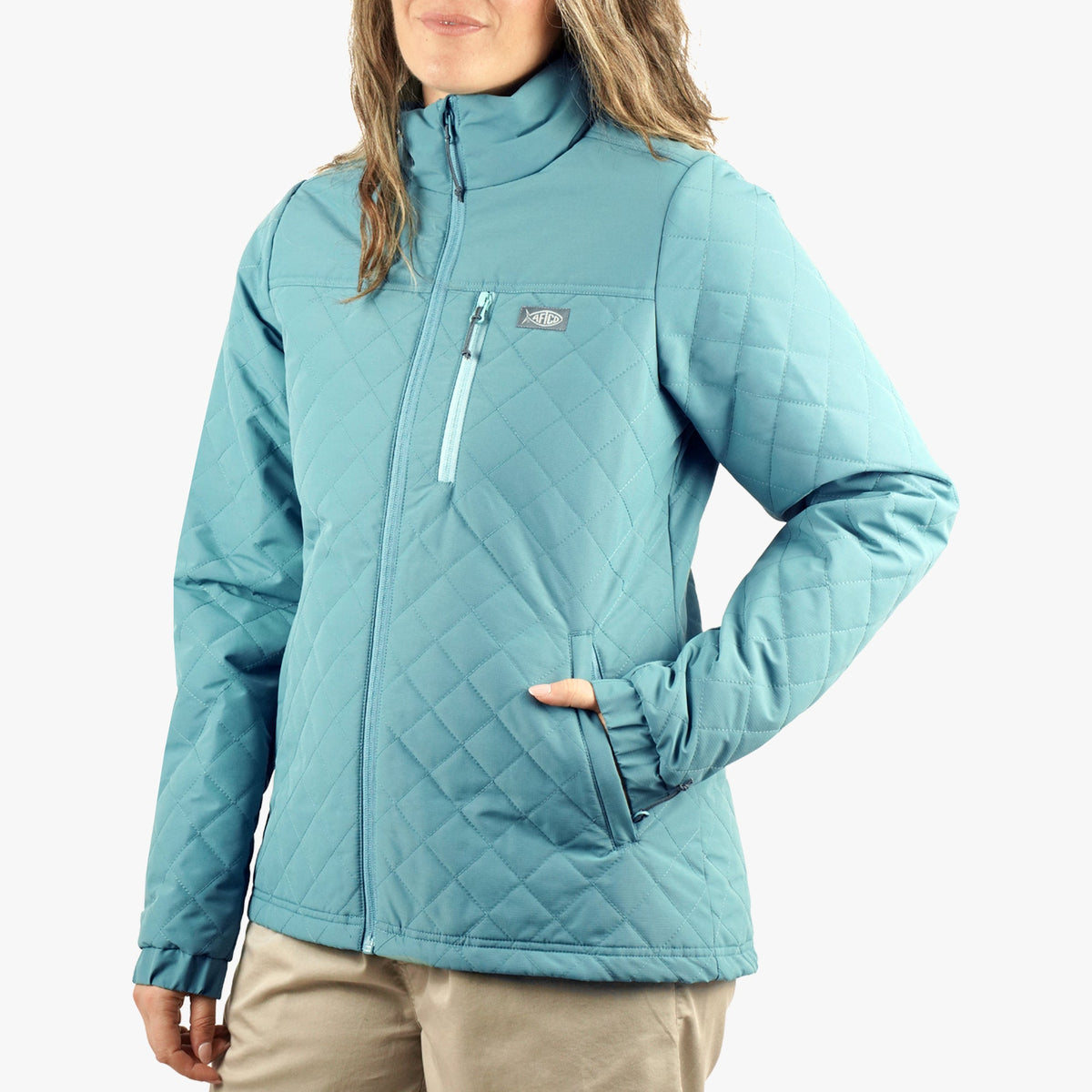 Womens AFTCO Women's Crosswind Puff Jacket