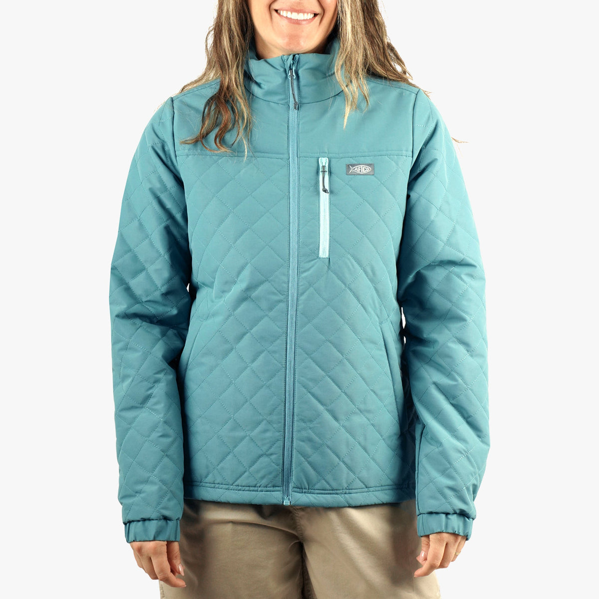 Womens AFTCO Women's Crosswind Puff Jacket