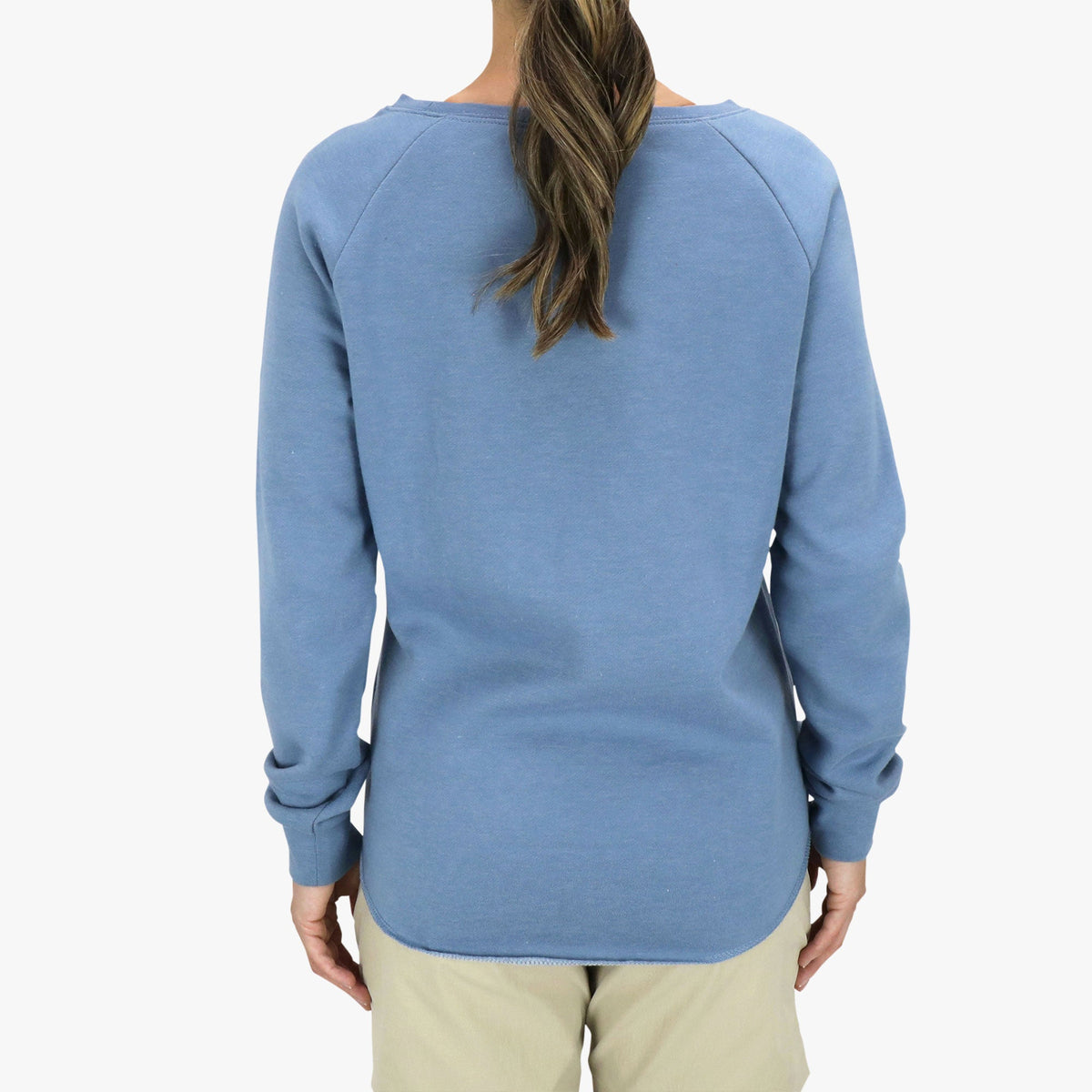 Womens AFTCO Women's Whiskey Crewneck Fleece