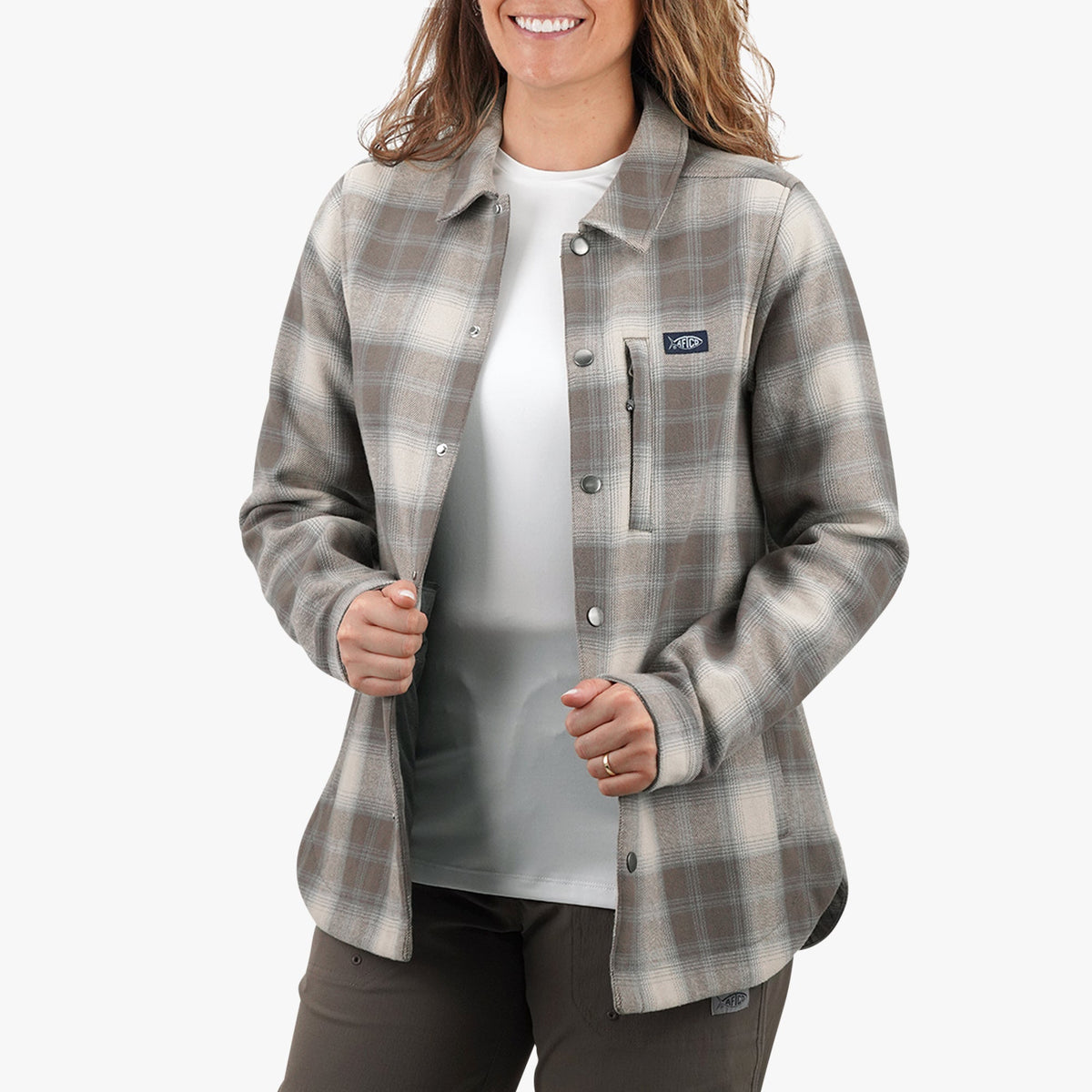 Womens AFTCO Women's Stout Shacket