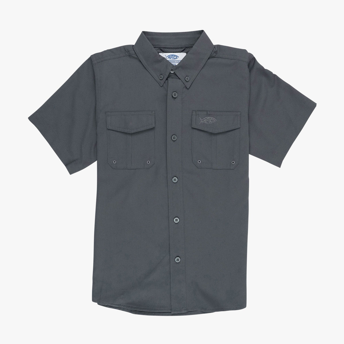 Kids|Mens AFTCO Youth Rangle Short Sleeve Woven Tech Tees
