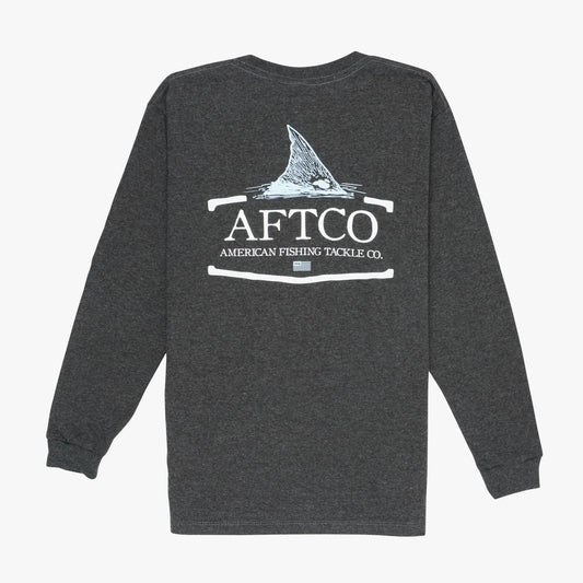 Kids|Mens AFTCO Youth Tall Tail LS T-Shirt