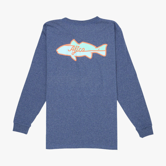 Kids|Mens AFTCO Youth Red Hot LS T-Shirt