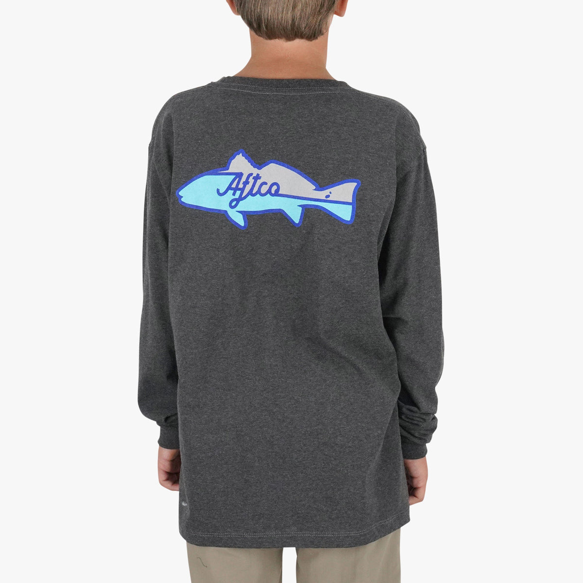 Kids|Mens AFTCO Youth Red Hot LS T-Shirt