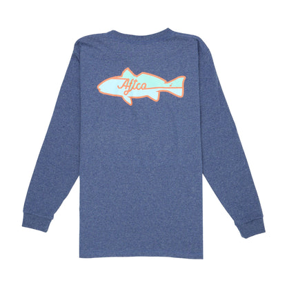 Kids|Mens AFTCO Youth Red Hot LS T-Shirt