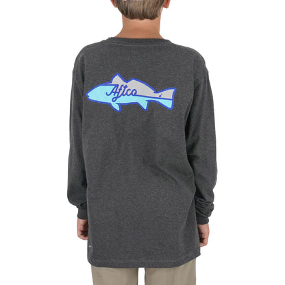 Kids|Mens AFTCO Youth Red Hot LS T-Shirt