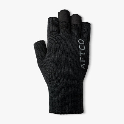 Tackle & Gear AFTCO Warm Wool Fingerless Cold Weather Fishing Gloves