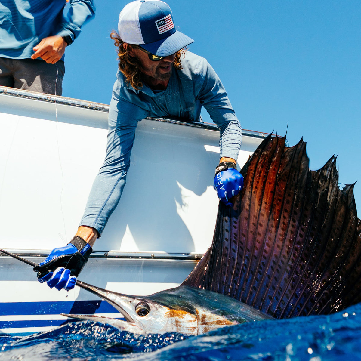 Tackle & Gear|Mens AFTCO JigPro Jigging Gloves