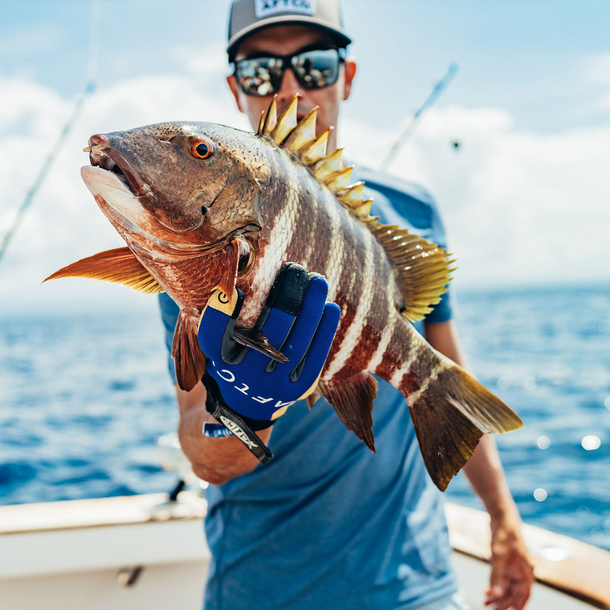 Tackle & Gear|Mens AFTCO Offshore Fishing Release Glove - AFTCO