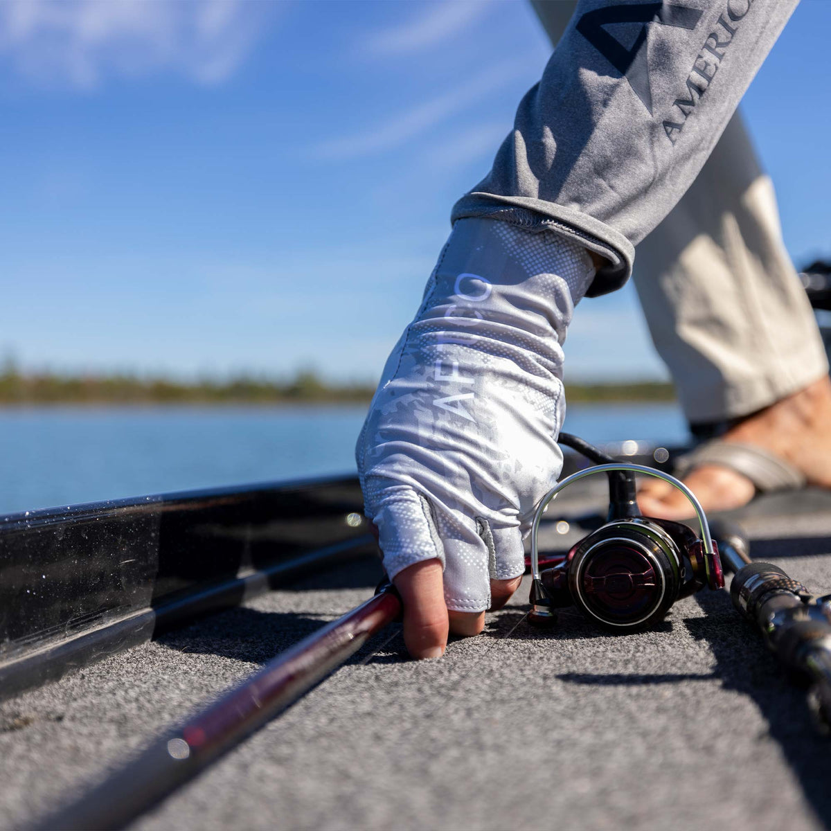 Tackle & Gear|Mens AFTCO Solago Sun Gloves
