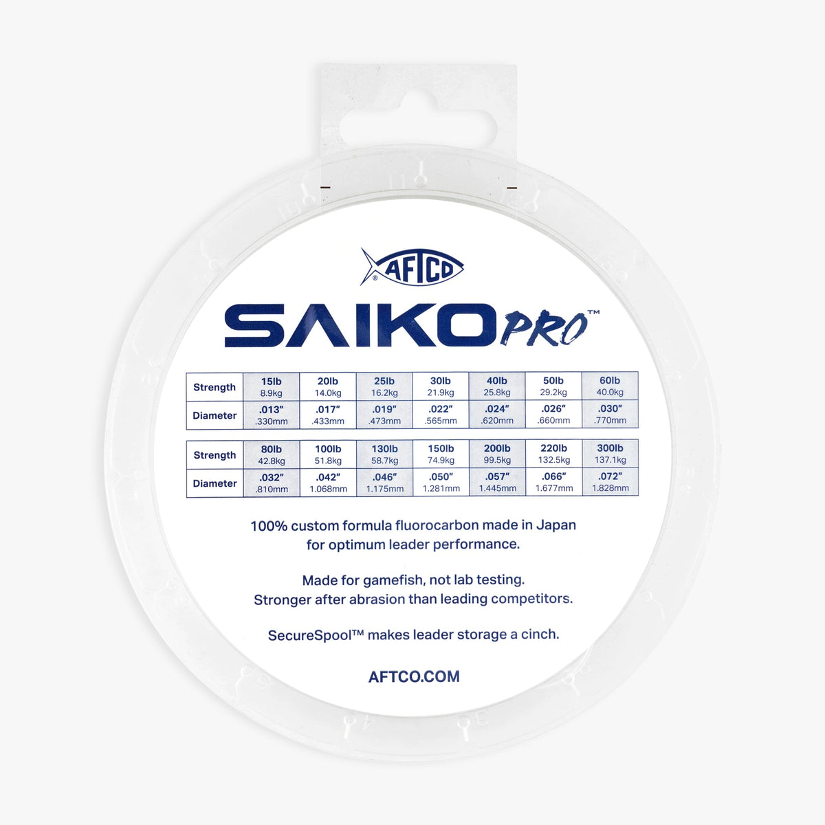 Tackle & Gear AFTCO Saiko Pro 100% Fluorocarbon Leader