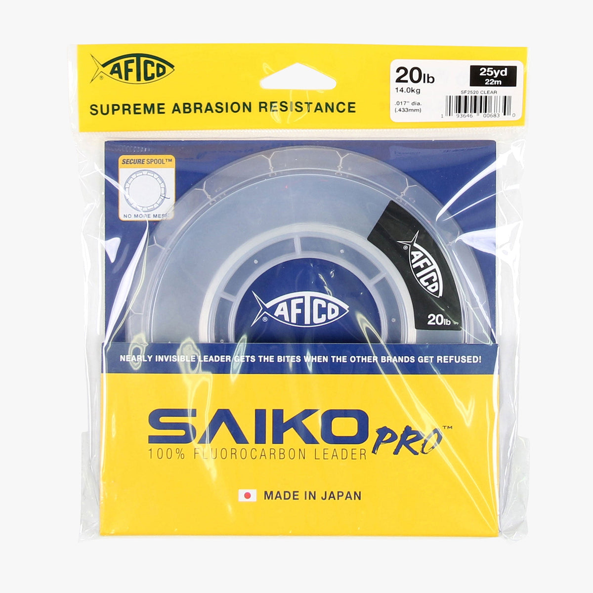 Tackle & Gear AFTCO Saiko Pro 100% Fluorocarbon Leader