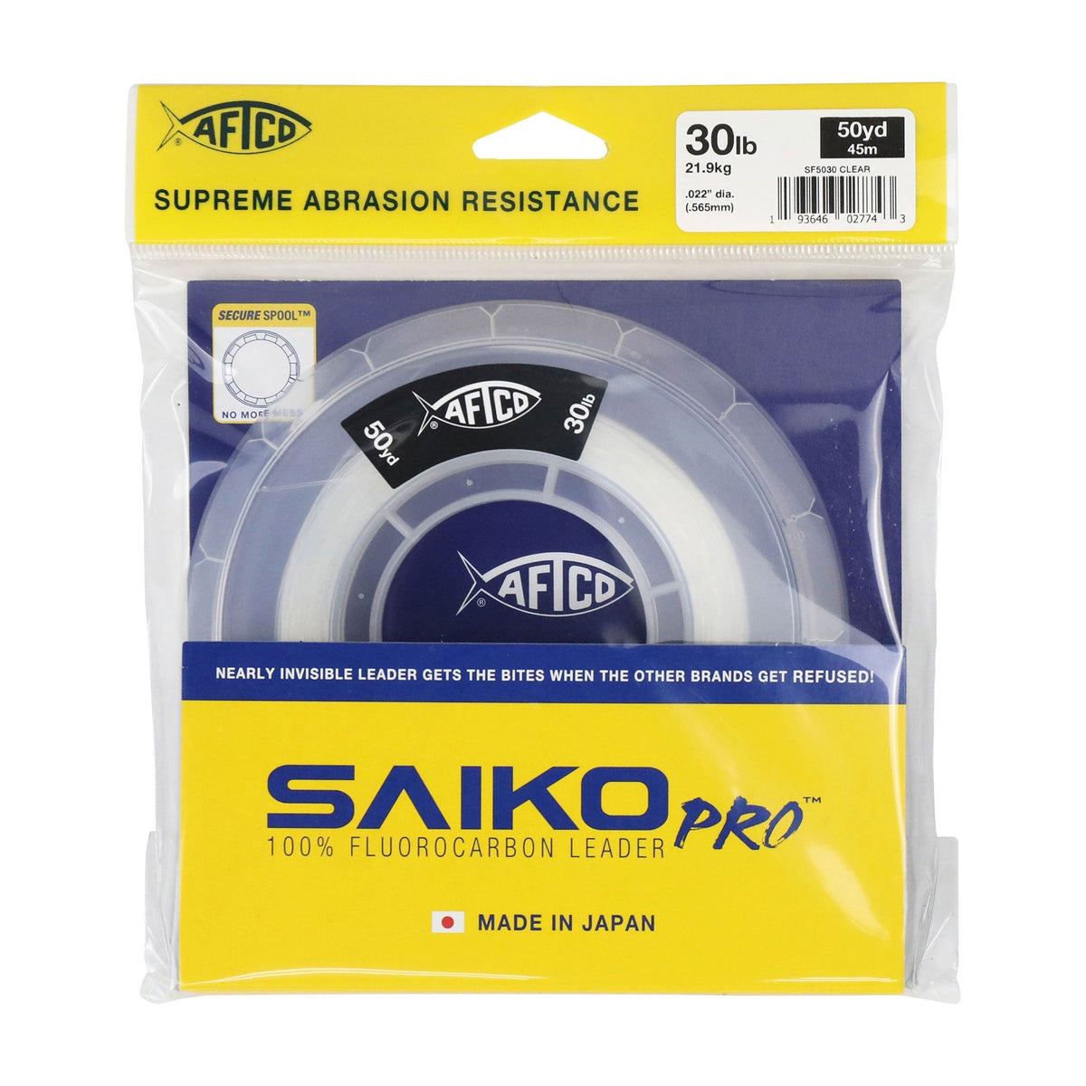 Tackle & Gear AFTCO Saiko Pro 100% Fluorocarbon Leader