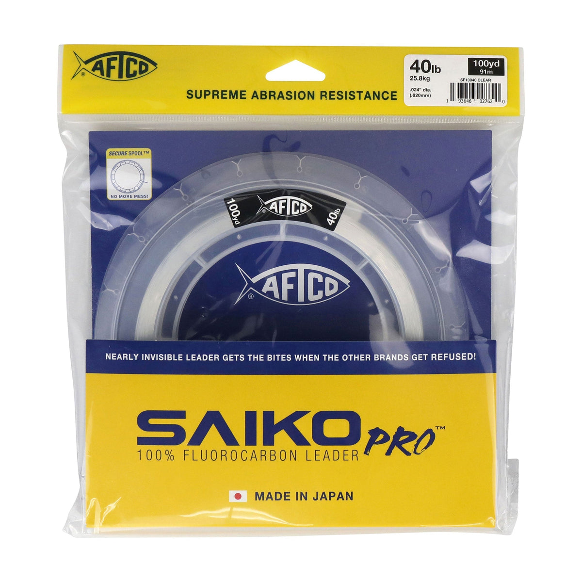 Tackle & Gear AFTCO Saiko Pro 100% Fluorocarbon Leader