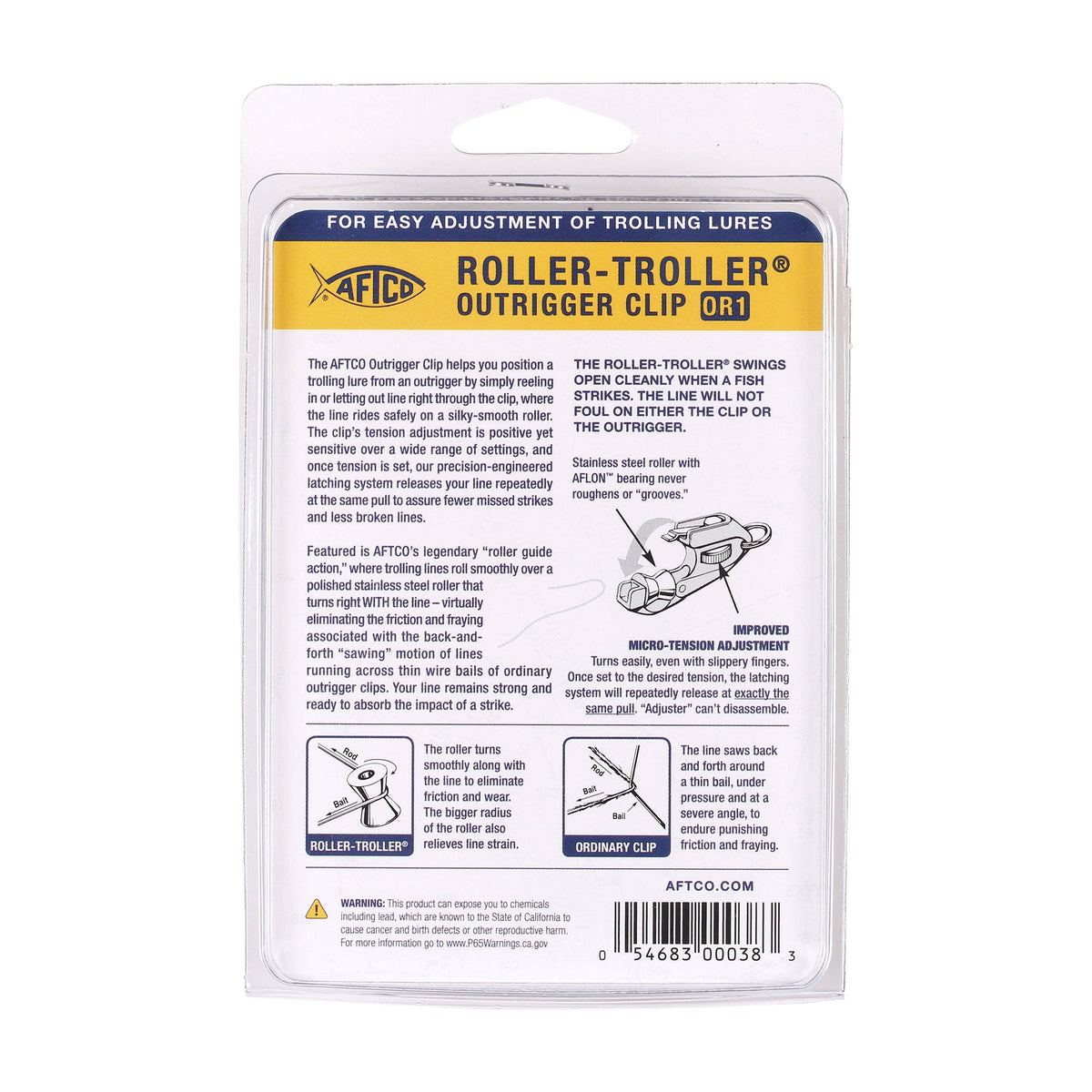 Tackle & Gear AFTCO Roller-Troller Outrigger Clips