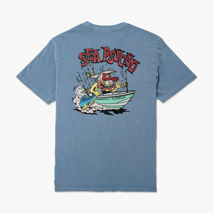 Mens AFTCO Sea Psycho Short Sleeve Fishing T-Shirt