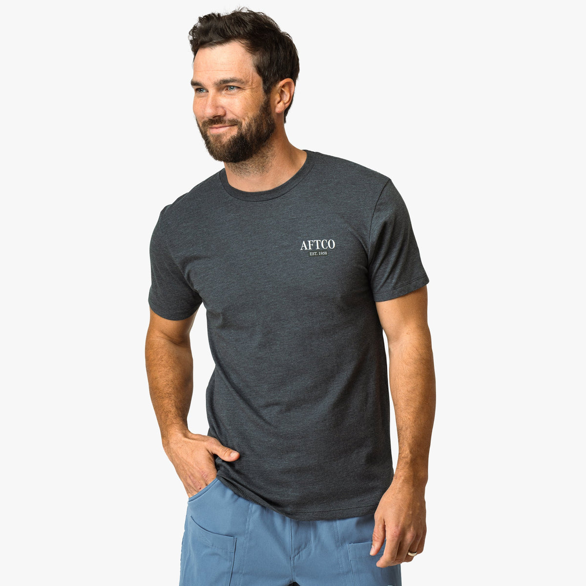 Mens AFTCO Thrasher Short Sleeve Men's Fishing T-Shirt