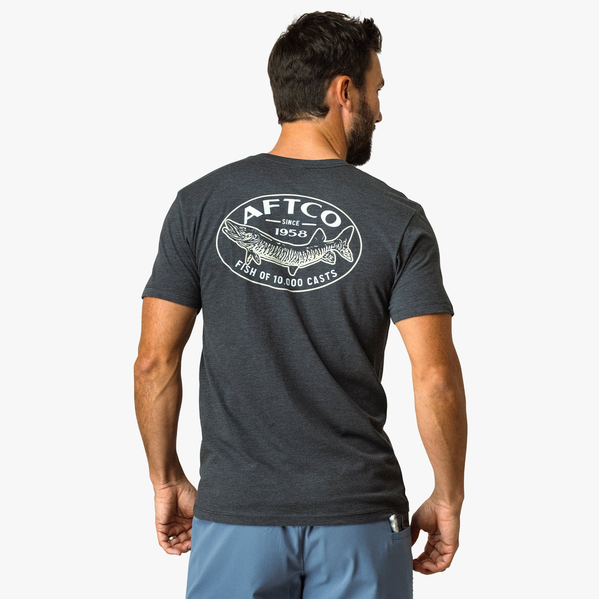 Mens AFTCO Thrasher Short Sleeve Men's Fishing T-Shirt