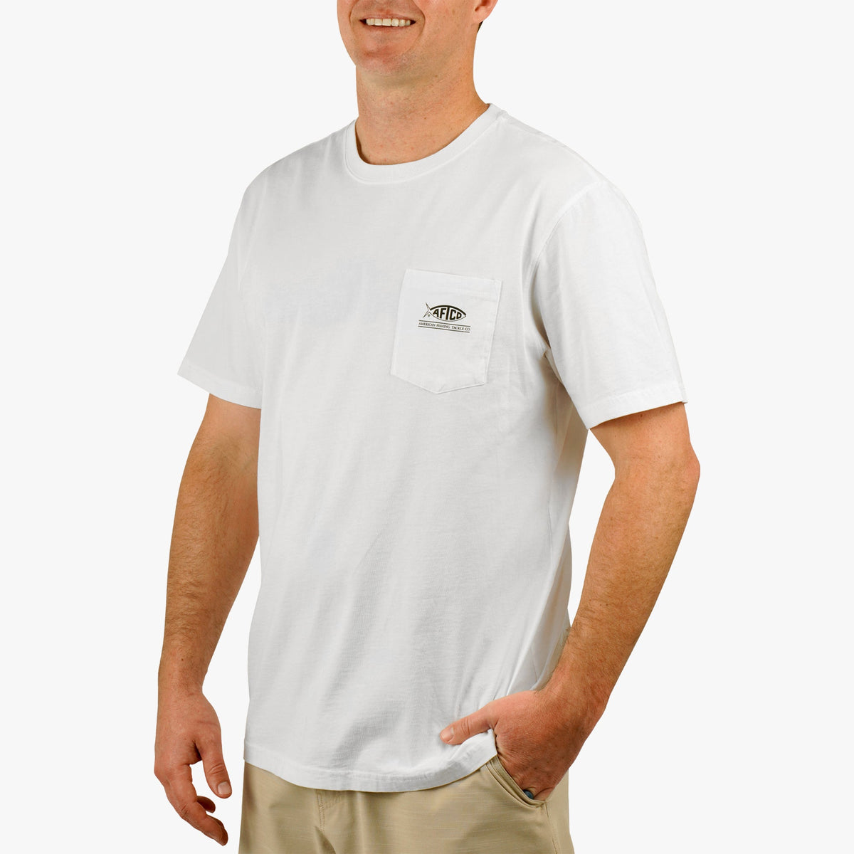 Mens AFTCO Top View SS Boating T-Shirt