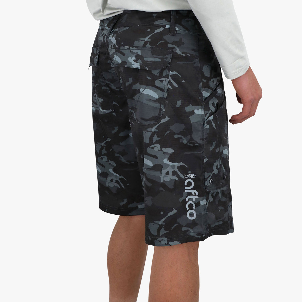 Mens AFTCO Tactical Camo Fishing Shorts - AFTCO
