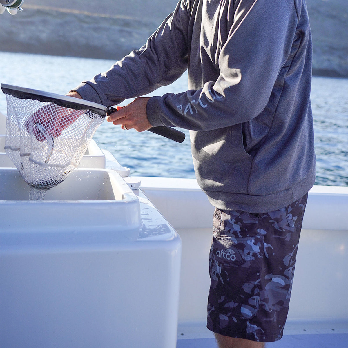 Mens AFTCO Tactical Camo Fishing Shorts - AFTCO