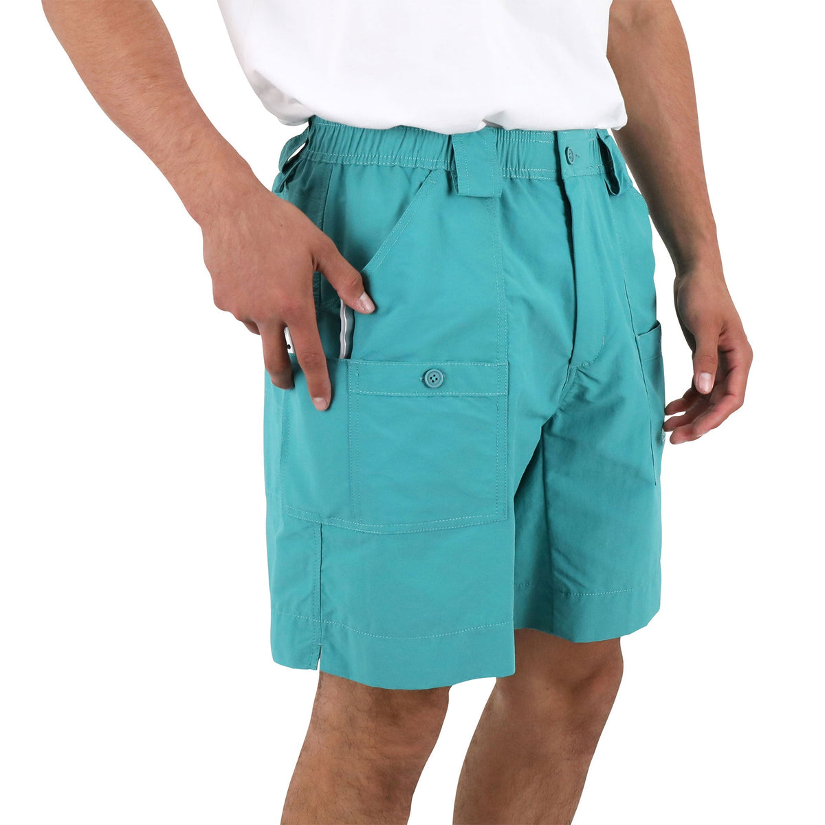 Mens AFTCO Original Mens Fishing Shorts Long
