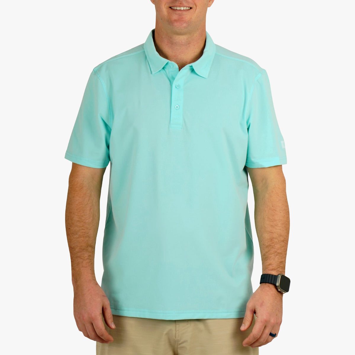 Mens AFTCO Air O Mesh Performance Polo