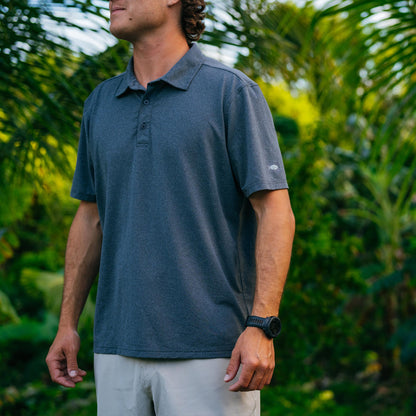 Mens AFTCO Air O Mesh Performance Polo