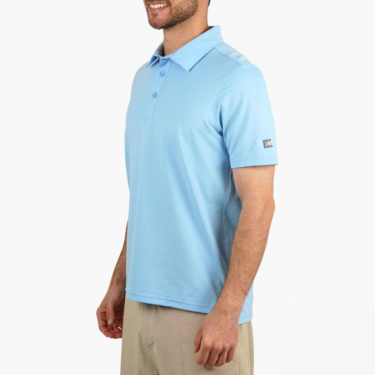Mens AFTCO Air O Mesh Performance Polo