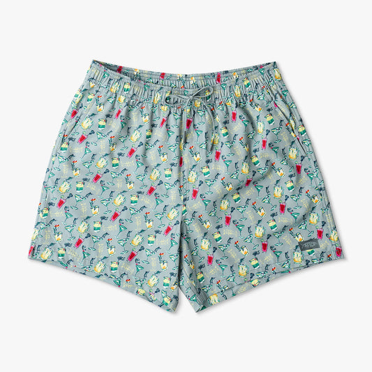 Mens AFTCO Strike Printed Swim Trunks