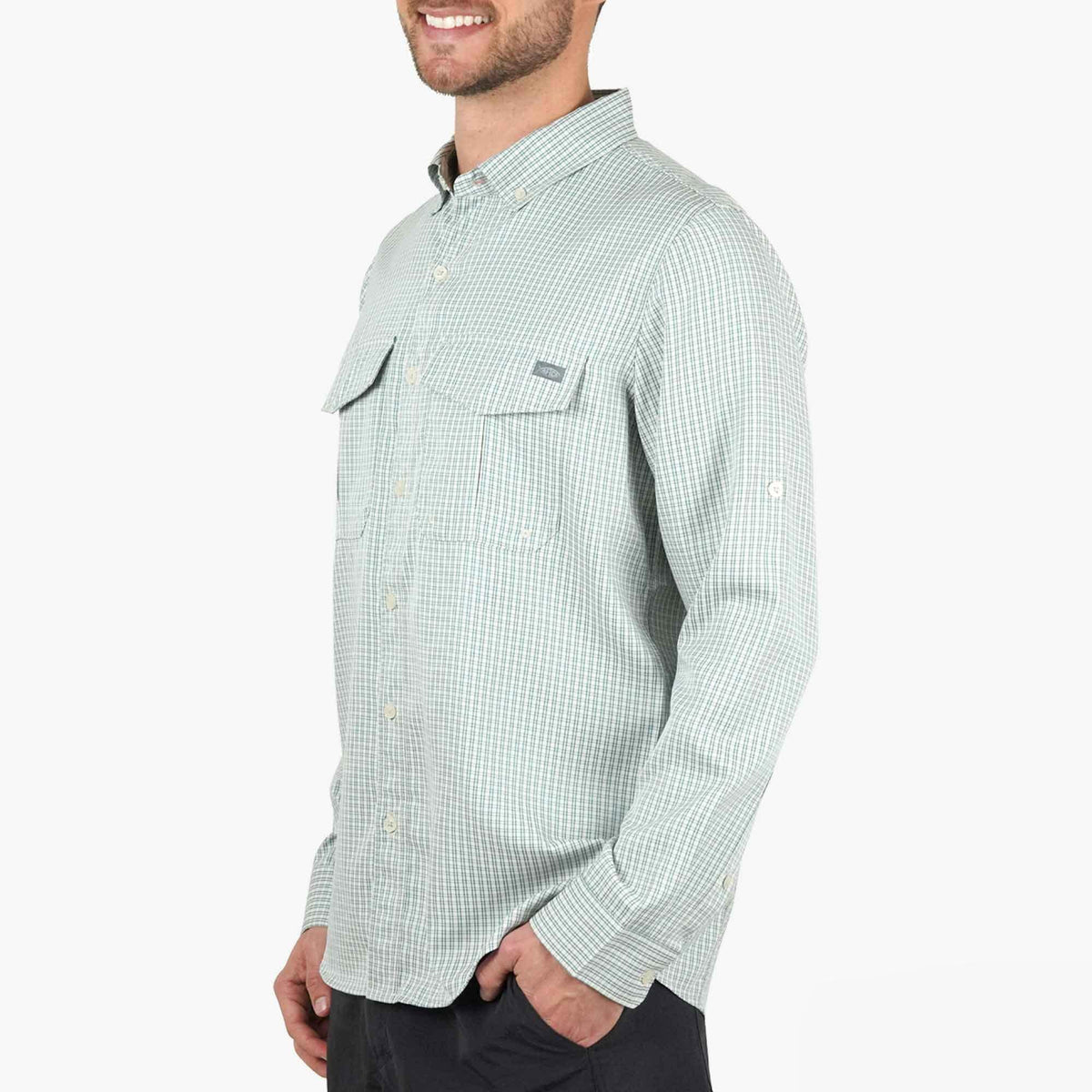 Mens AFTCO Sirius Tech LS Vented Fishing Shirts