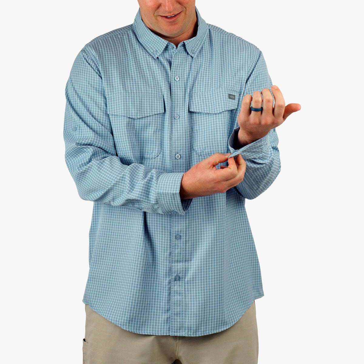 Mens AFTCO Sirius Tech LS Vented Fishing Shirts