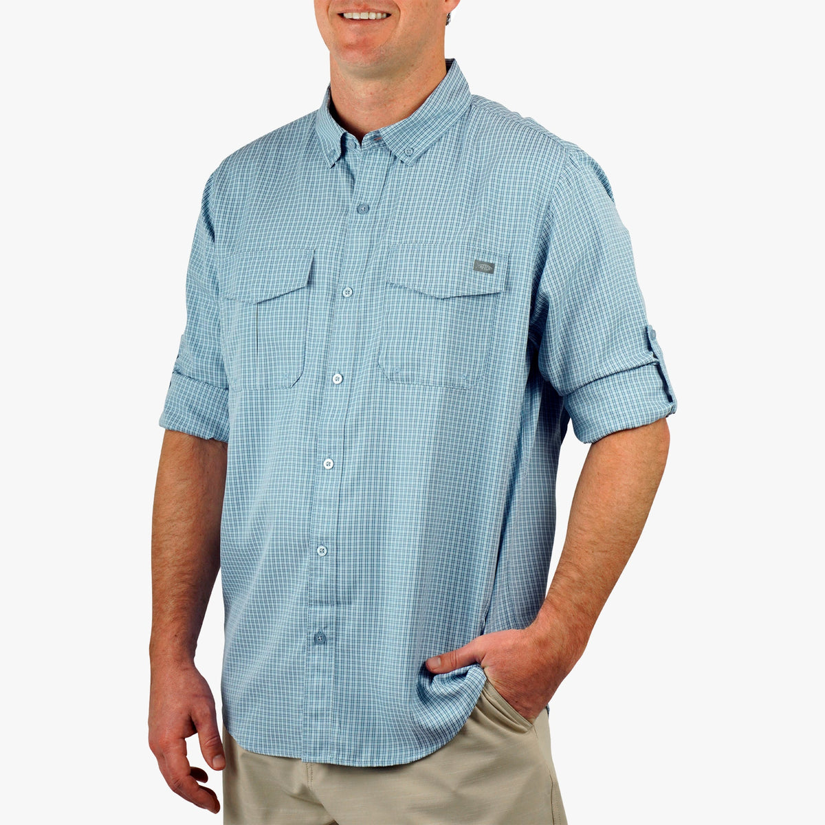 Mens AFTCO Sirius Tech LS Vented Fishing Shirts