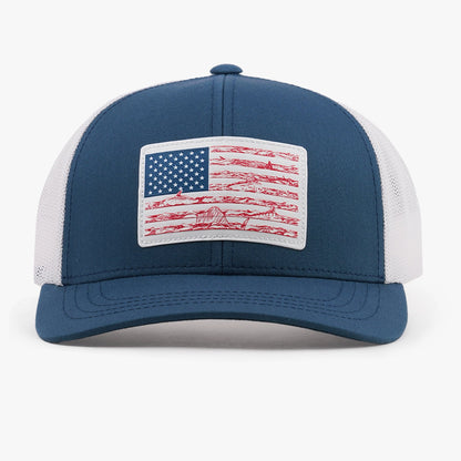 Mens AFTCO Wavy Low Profile Fishing Hat