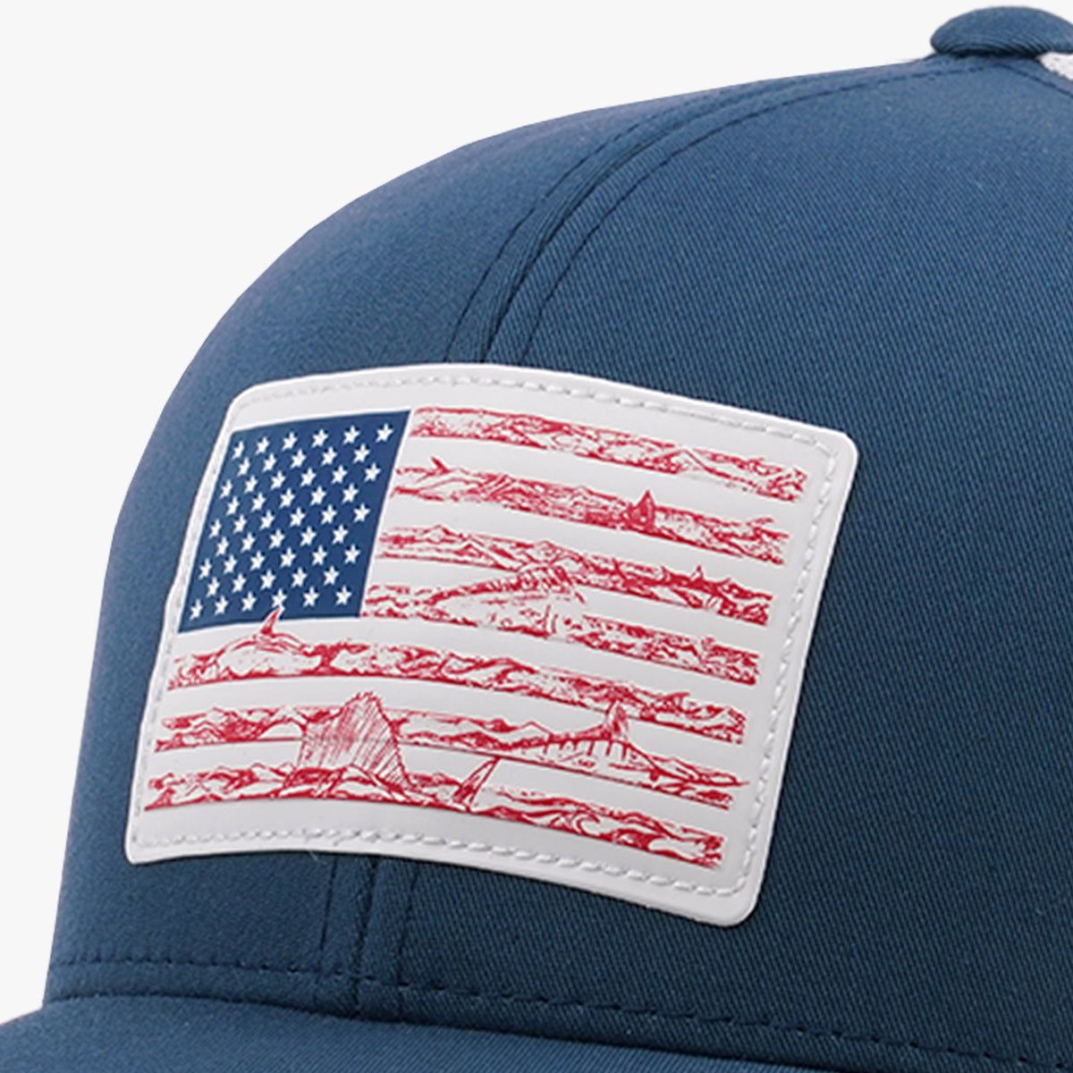 Mens AFTCO Wavy Low Profile Fishing Hat