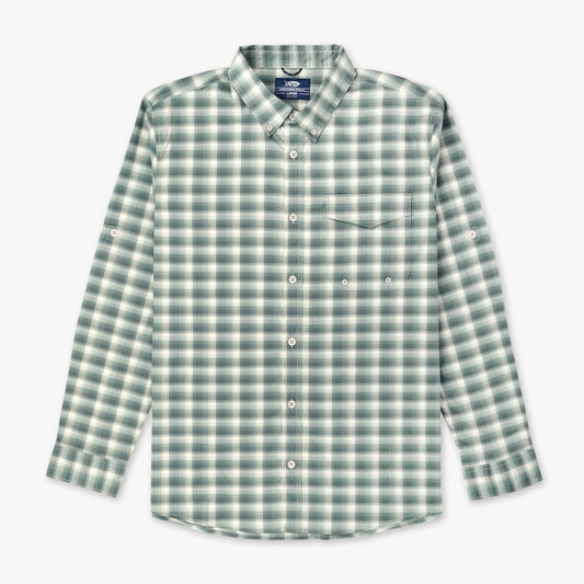 Mens AFTCO Portside LS Button Down Fishing Shirt