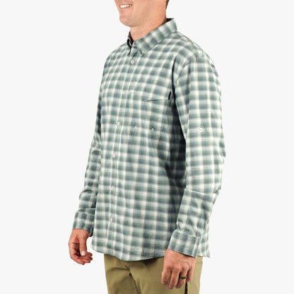 Mens AFTCO Portside LS Button Down Fishing Shirt